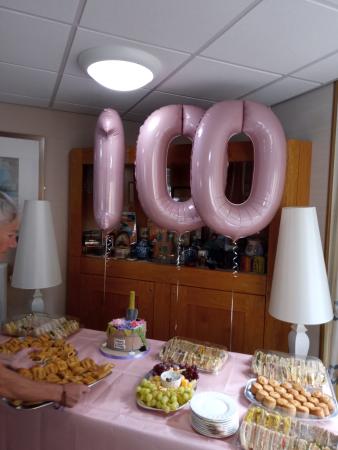 Mary Robb celebrates her 100th birthday.