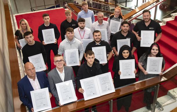 Successful apprentices at YHN